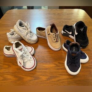 Baby/Toddler Size 6 Nike Polo Magellan and Converse Lot of 5 pairs of shoes